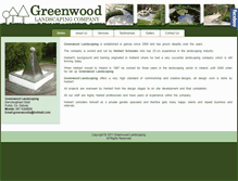 Tablet Screenshot of greenwoodlandscaping.ie